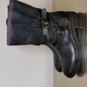 Mariano Penz leather biker boots